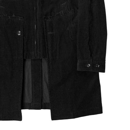 Comme des Garcons BLACK Deconstructed Corduroy Work Coat - SS15
