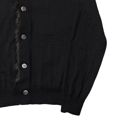 Comme des Garcons Homme Plus Faux Fur Placket Cardigan - AW10