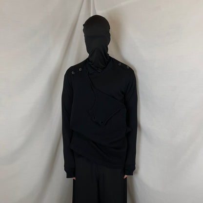 Yohji Yamamoto Pour Homme Deconstructed Button Layer Sweater - AW97