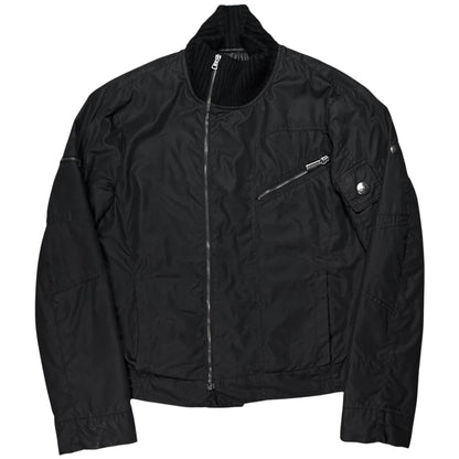 Dirk Bikkembergs Asymmetric Multi Zip Utility Flight Jacket