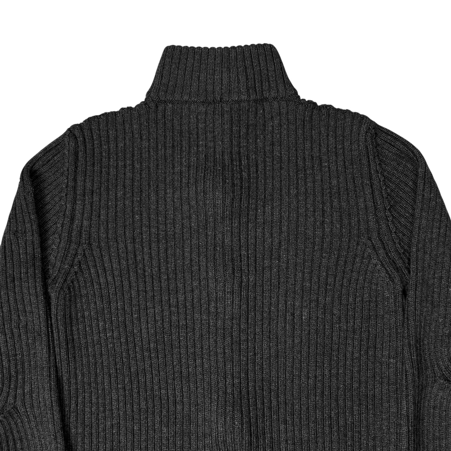 Prada Ribbed Zip Knit Sweater