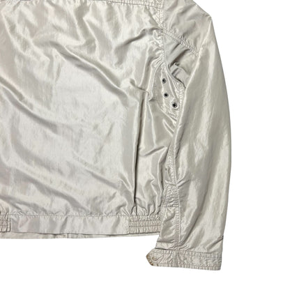 Prada Cropped Eyelet Zip Racer Jacket