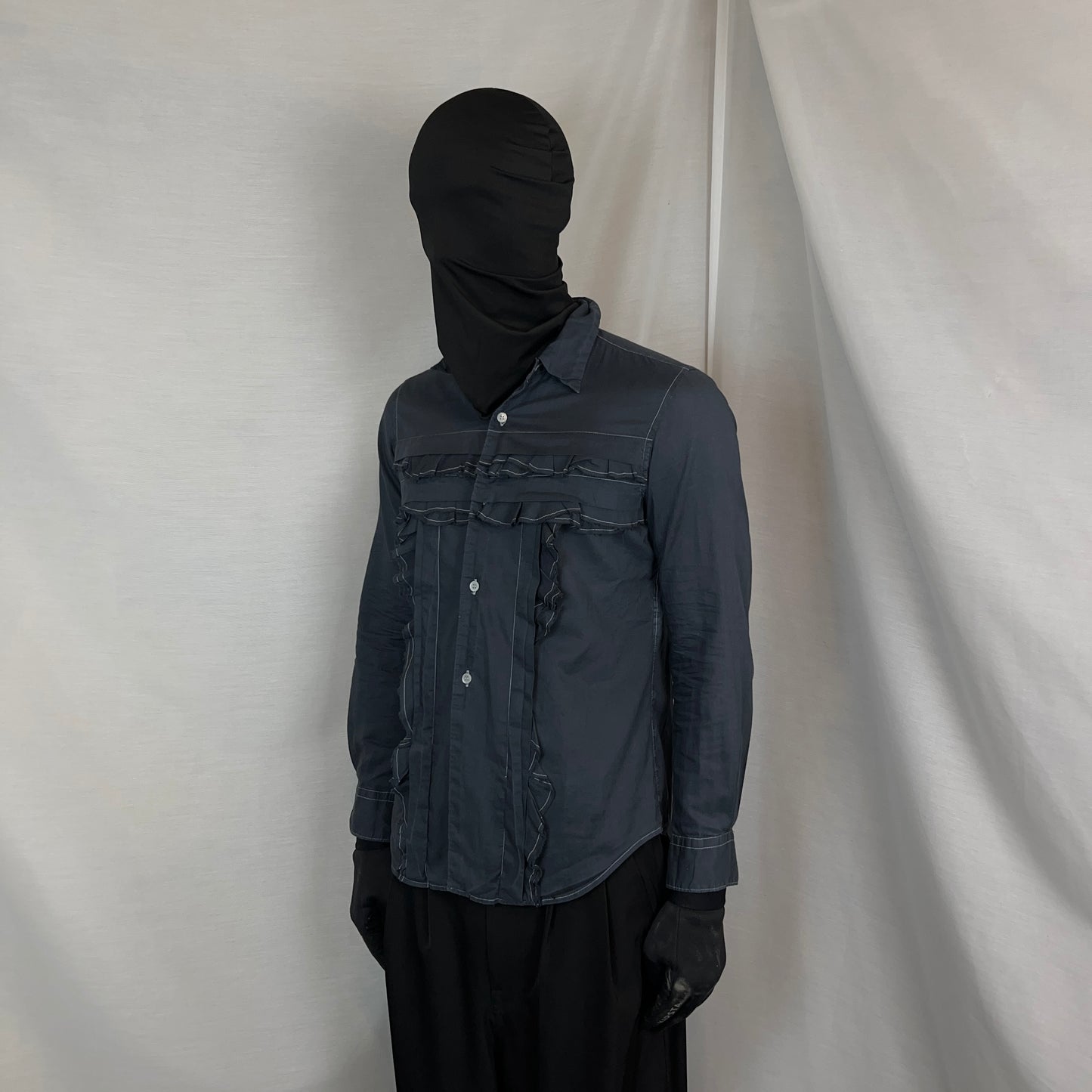 Comme des Garcons Patchwork Ruffle Shirt - AW05