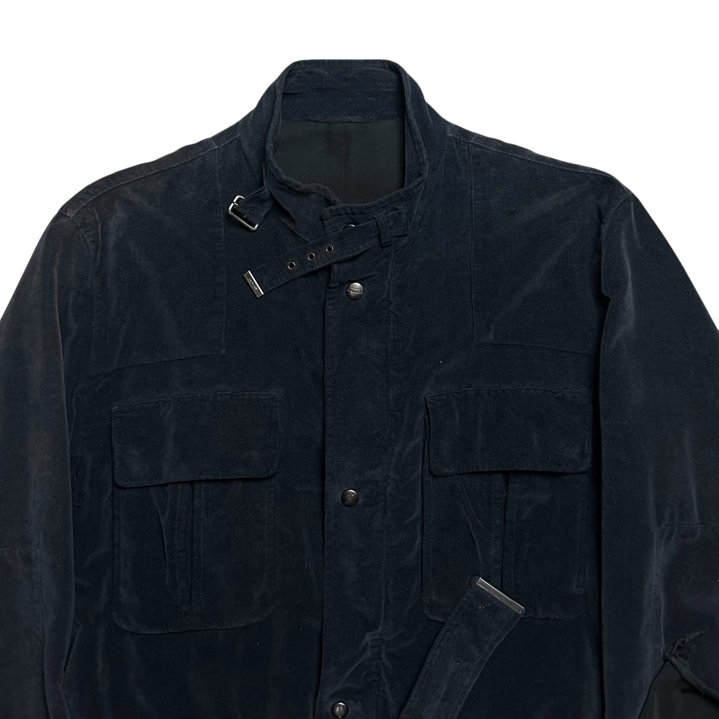 Jil Sander Belted Velvet Field Jacket - AW10