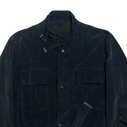 Jil Sander Belted Velvet Field Jacket - AW10