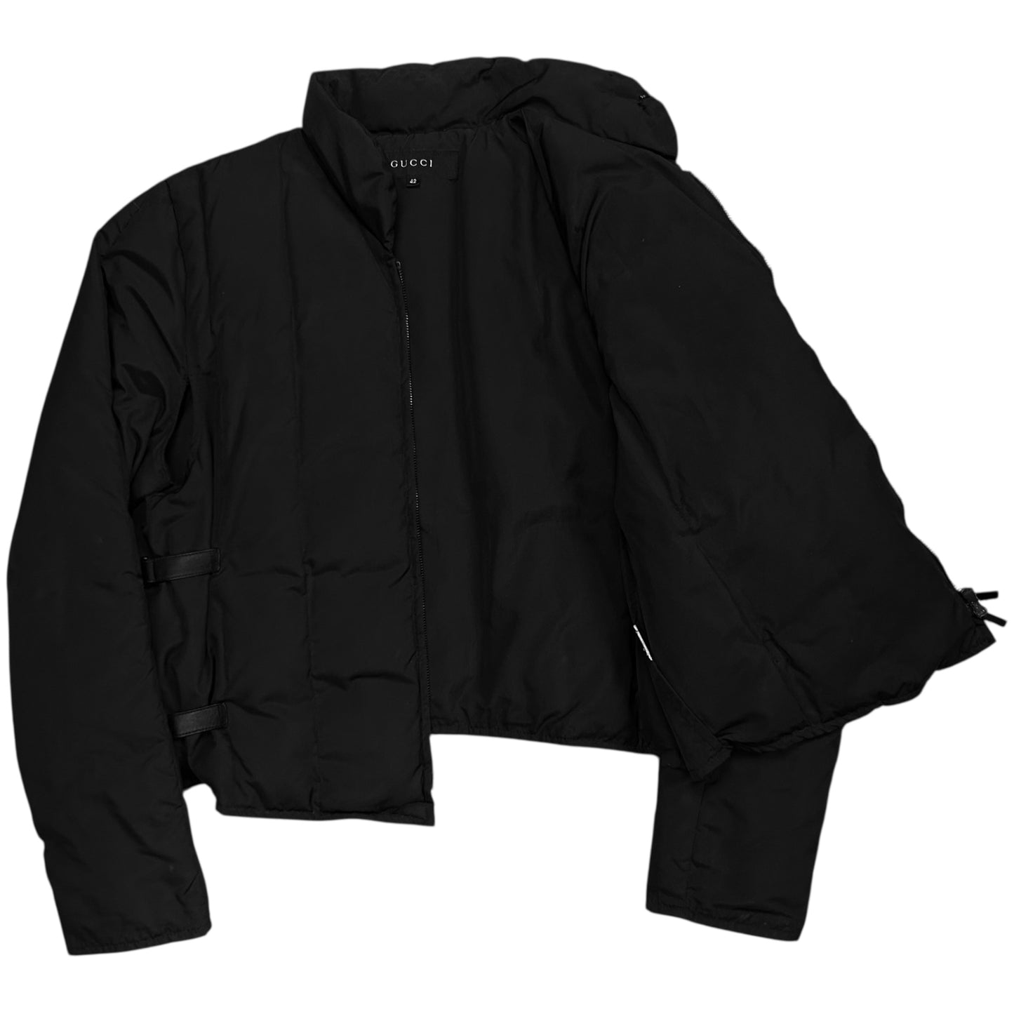 Gucci by Tom Ford Bondage Belt Puffer Jacket - AW99