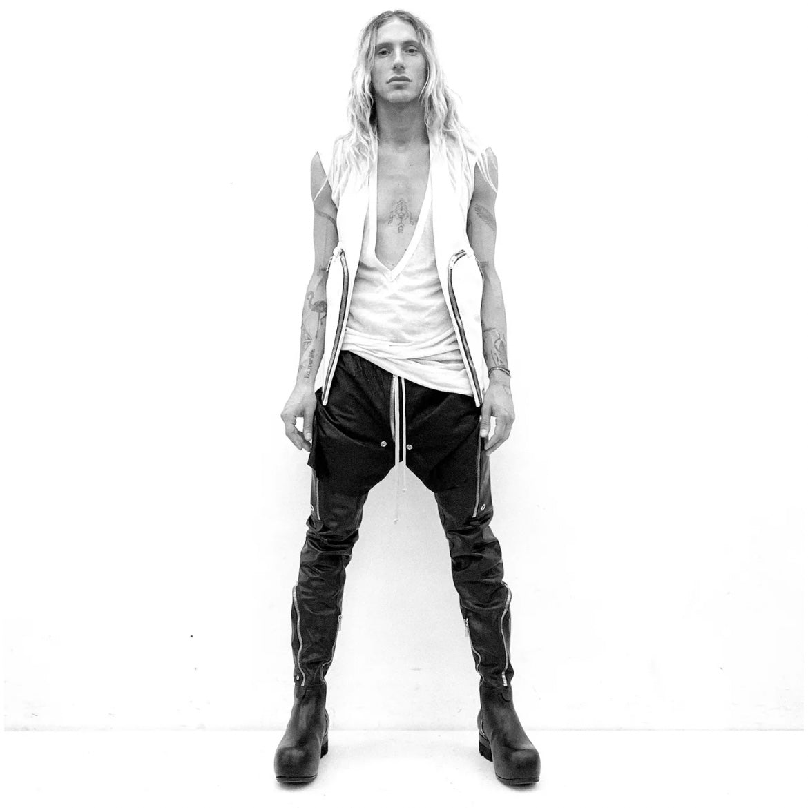 Rick Owens Bauhaus Leather Vest - SS23