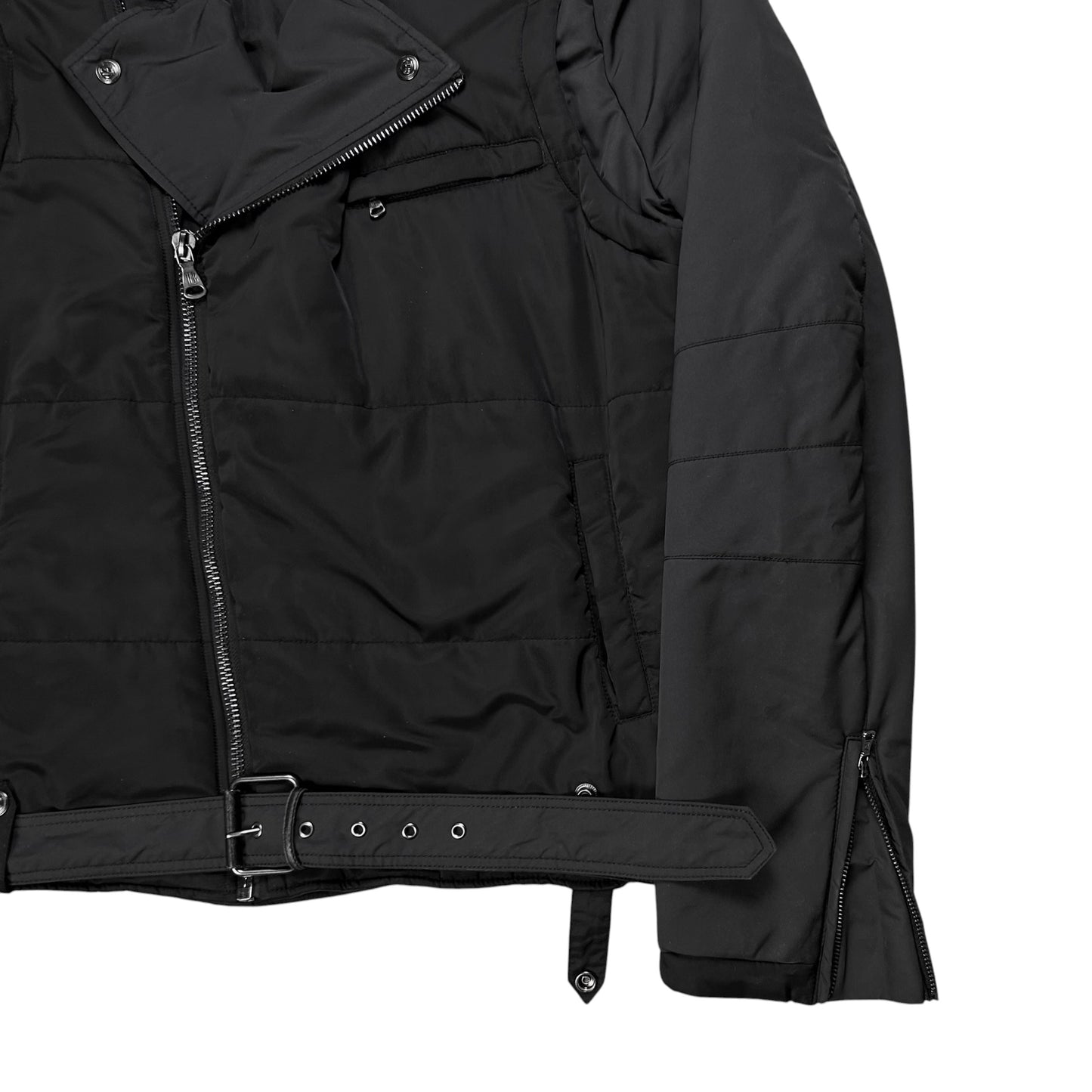 Pierre Balmain Belted Perfecto Shell Jacket - AW14