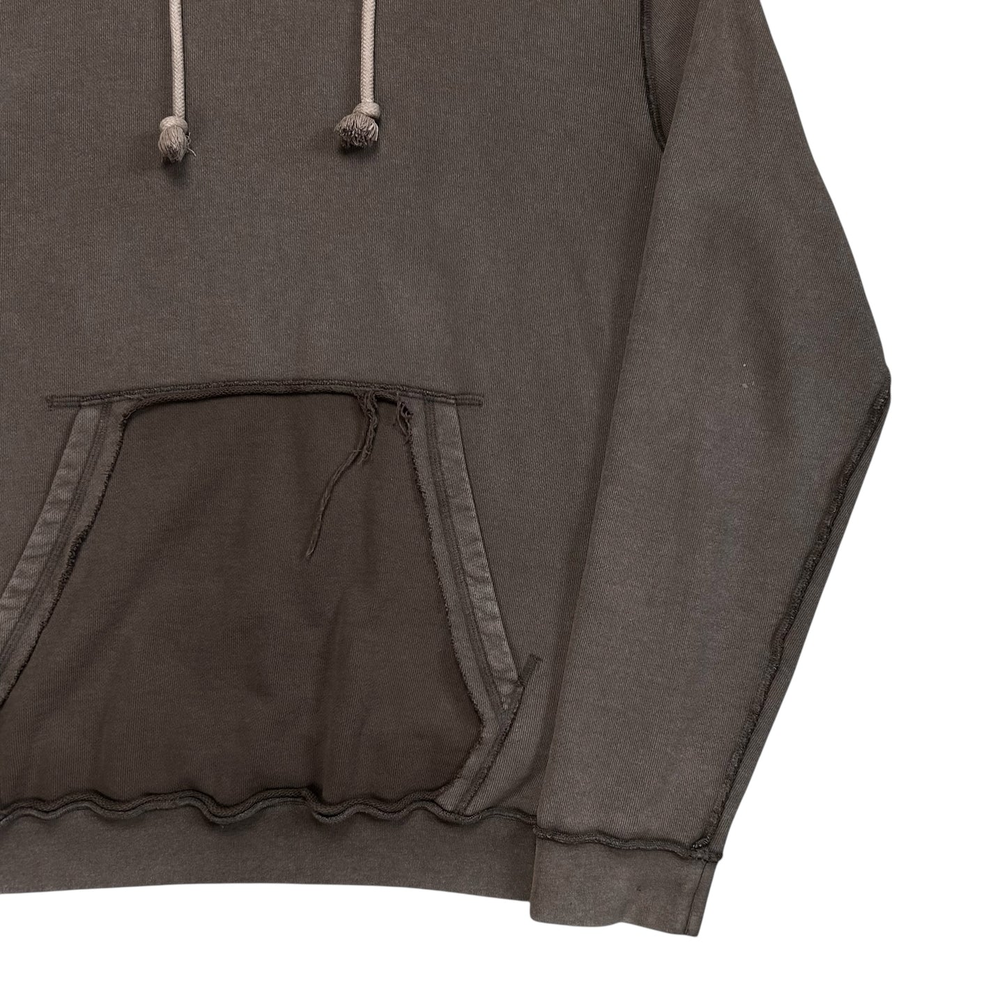 Maison Margiela Distressed Inside Out Hoodie - SS19