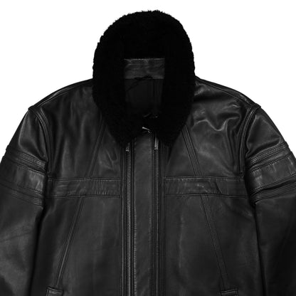 Givenchy Dual Zip Pilot Leather Jacket - AW11