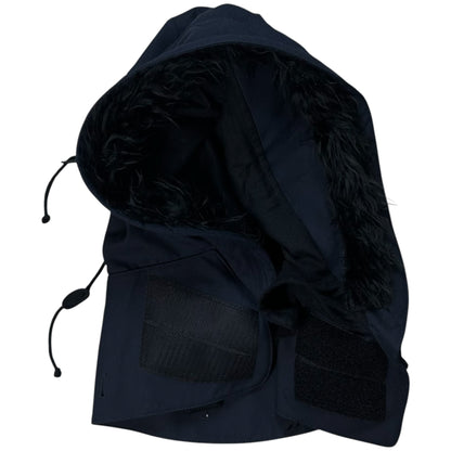 Comme des Garcons Shirt Velcro Faux Fur Hood - AW22