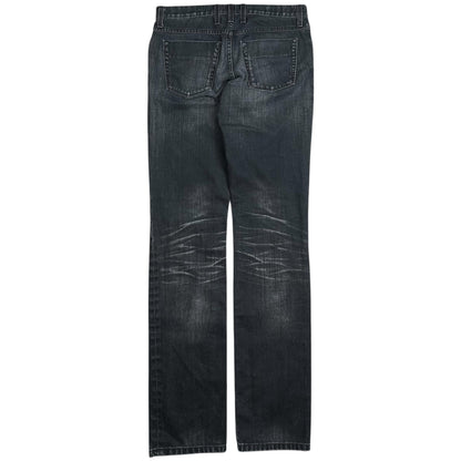 Gucci by Tom Ford Dark Washed Whisker Skinny Jeans
