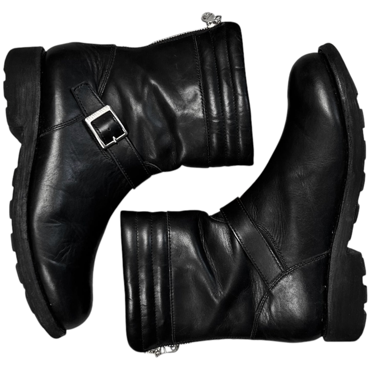 Dirk Bikkembergs Back Zip Moto Boots