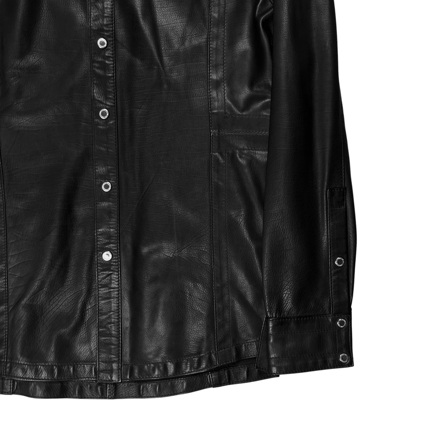 Dirk Bikkembergs Calf Leather Snap Shirt - SS10