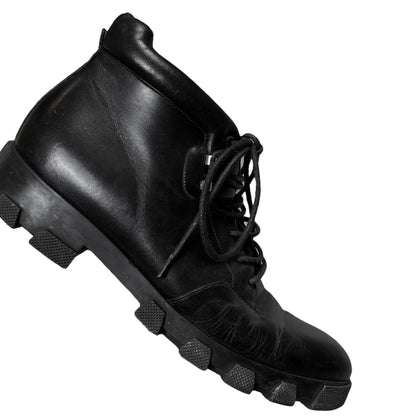 Balenciaga Hiking Mid Top Combat Boots