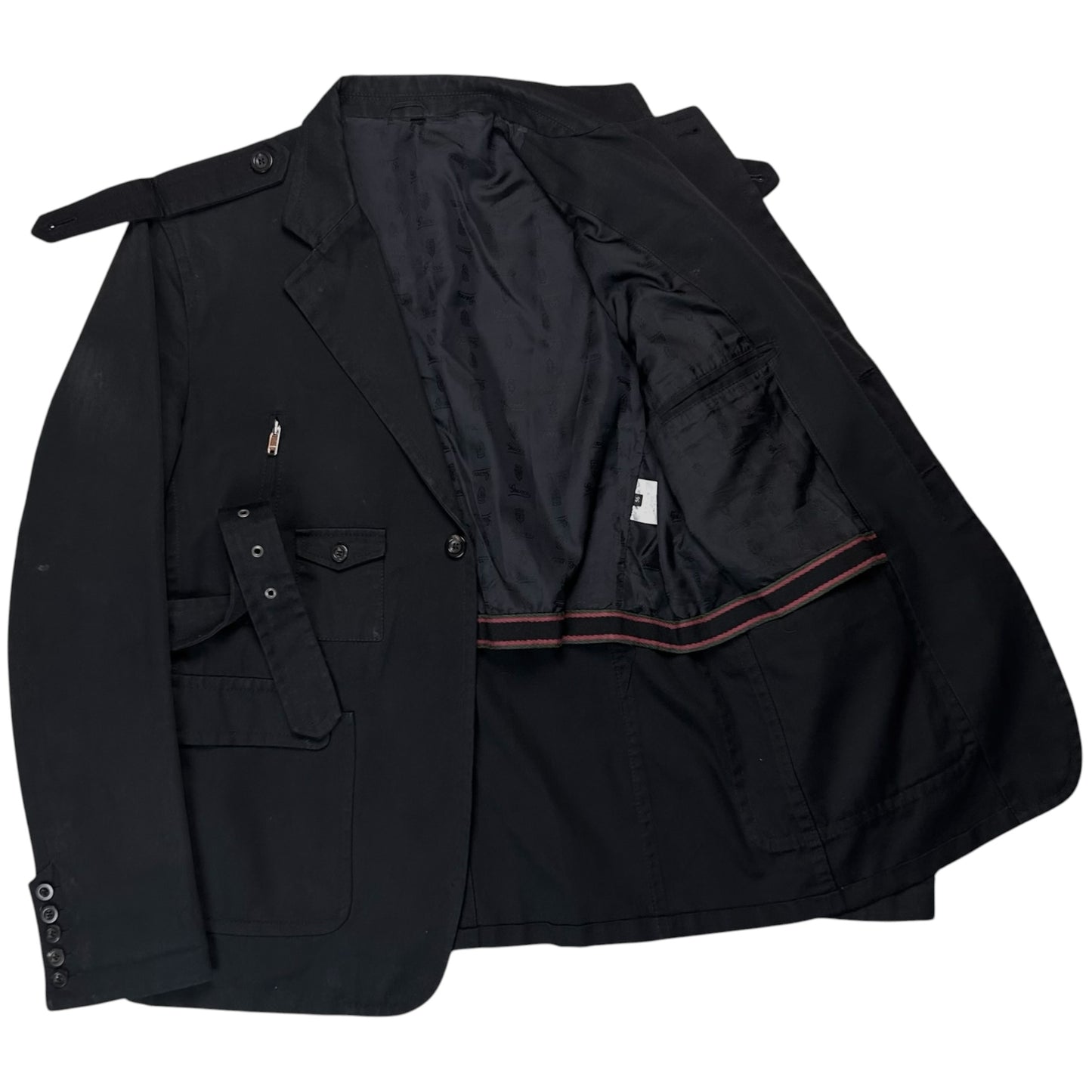 Gucci by Frida Giannini Belted Military Jacket - SS07