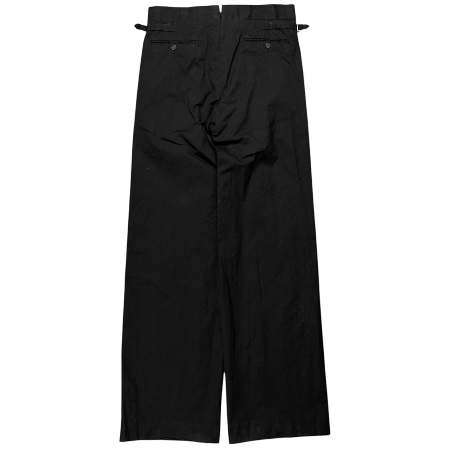 Gucci by Tom Ford Wide Dual Waist Belt Pants