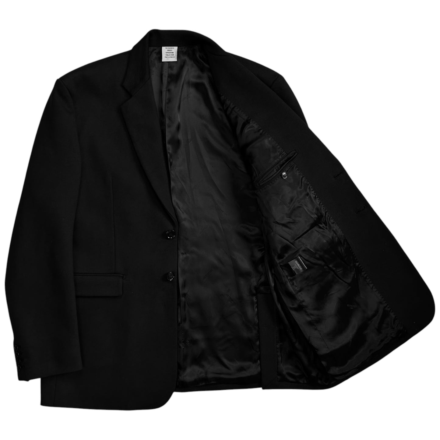 Vetements Reversible Oversized Tab Blazer - SS23