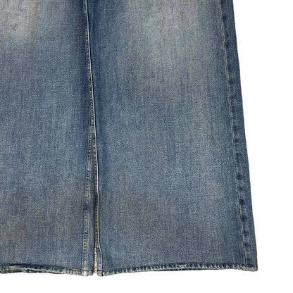 MM6 Maison Margiela Stain Splattered Wide Jeans - SS22