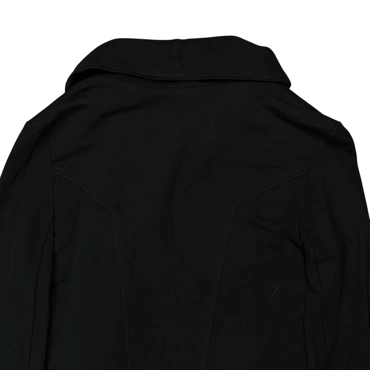 Helmut Lang Asymmetric Drape Collar Rayon Jacket - SS14