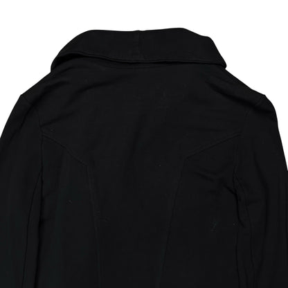 Helmut Lang Asymmetric Drape Collar Rayon Jacket - SS14