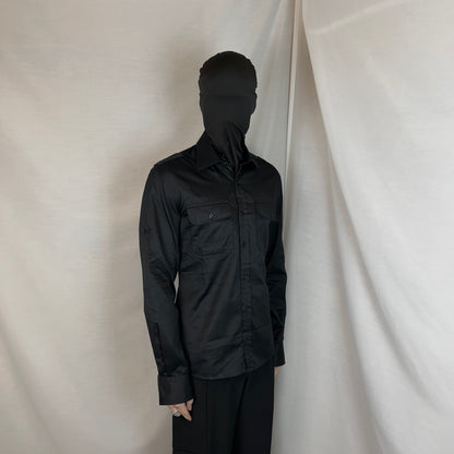 Gucci by Tom Ford Military Satin Shirt - 90s