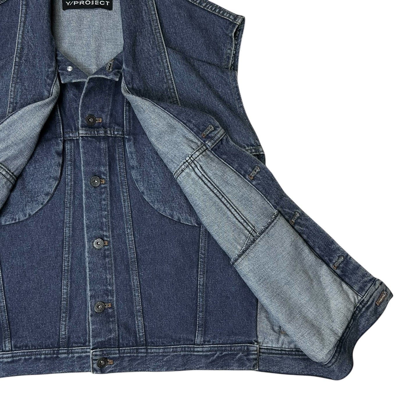Y/Project Double Denim Vest - SS18