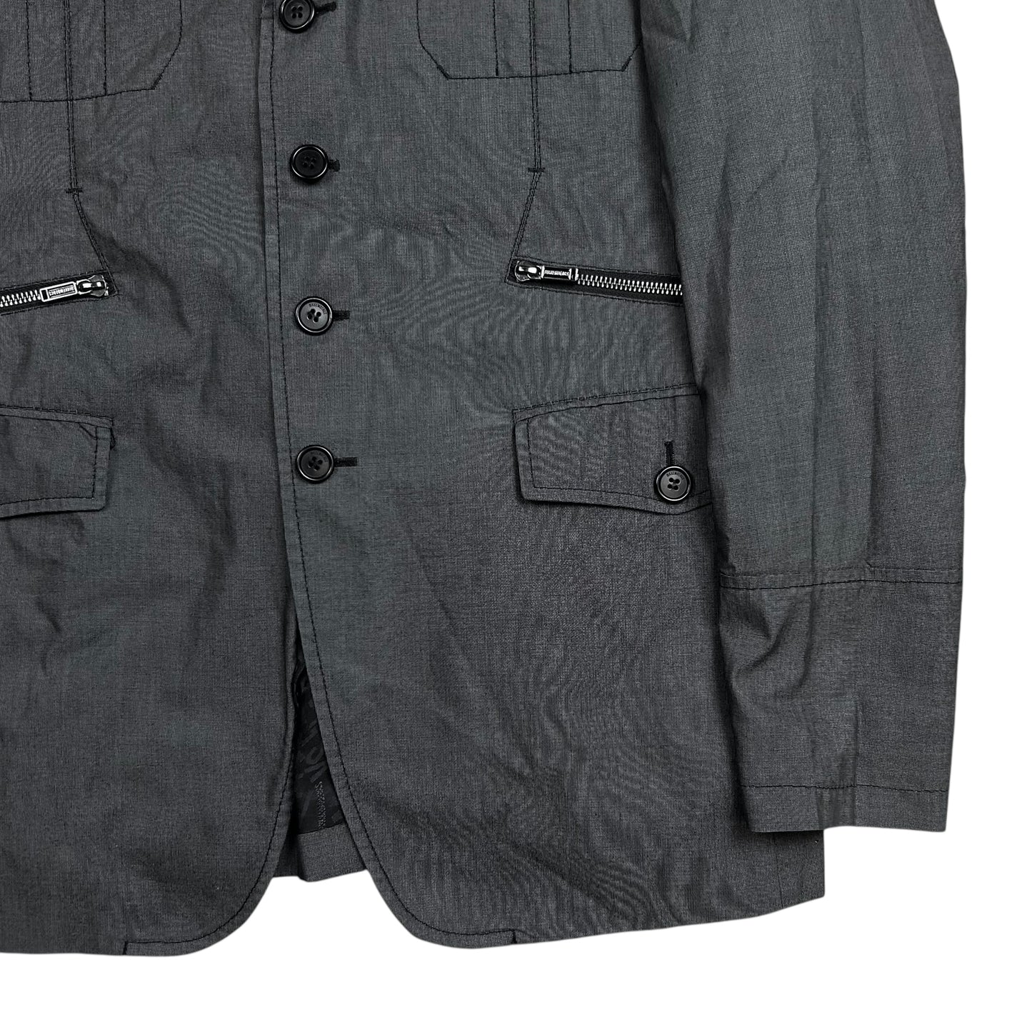 Dirk Bikkembergs Dual Zip Military Blazer