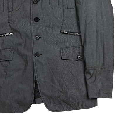 Dirk Bikkembergs Dual Zip Military Blazer