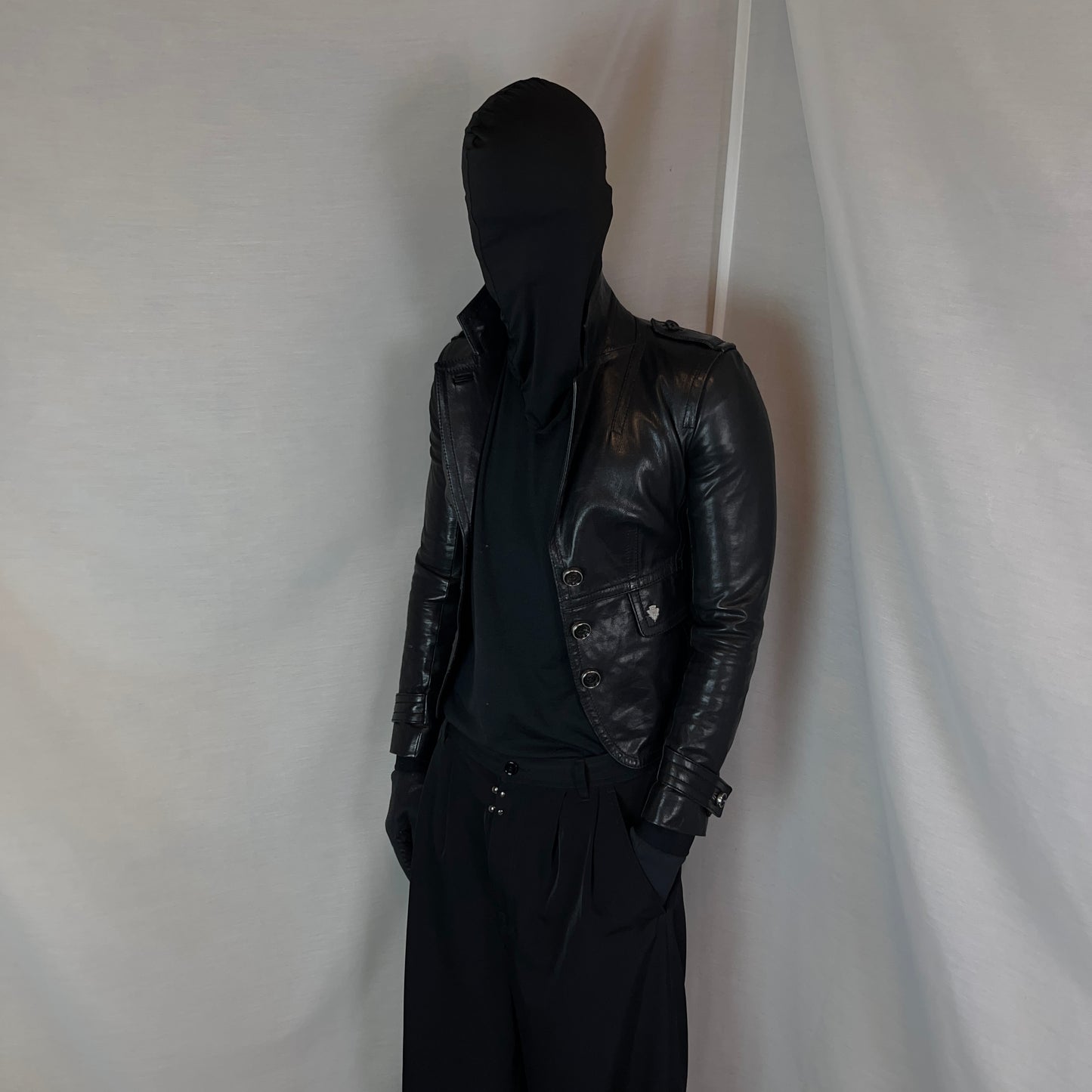 Gucci by Tom Ford Multi Strap Military Leather Blazer - AW03