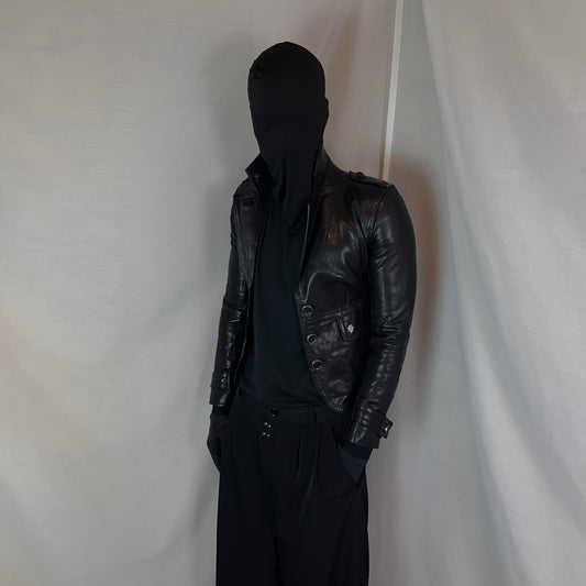 Gucci by Tom Ford Multi Strap Military Leather Blazer - AW03