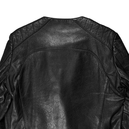 Balmain by Decarnin Dual Zip Moto Leather Jacket - AW11