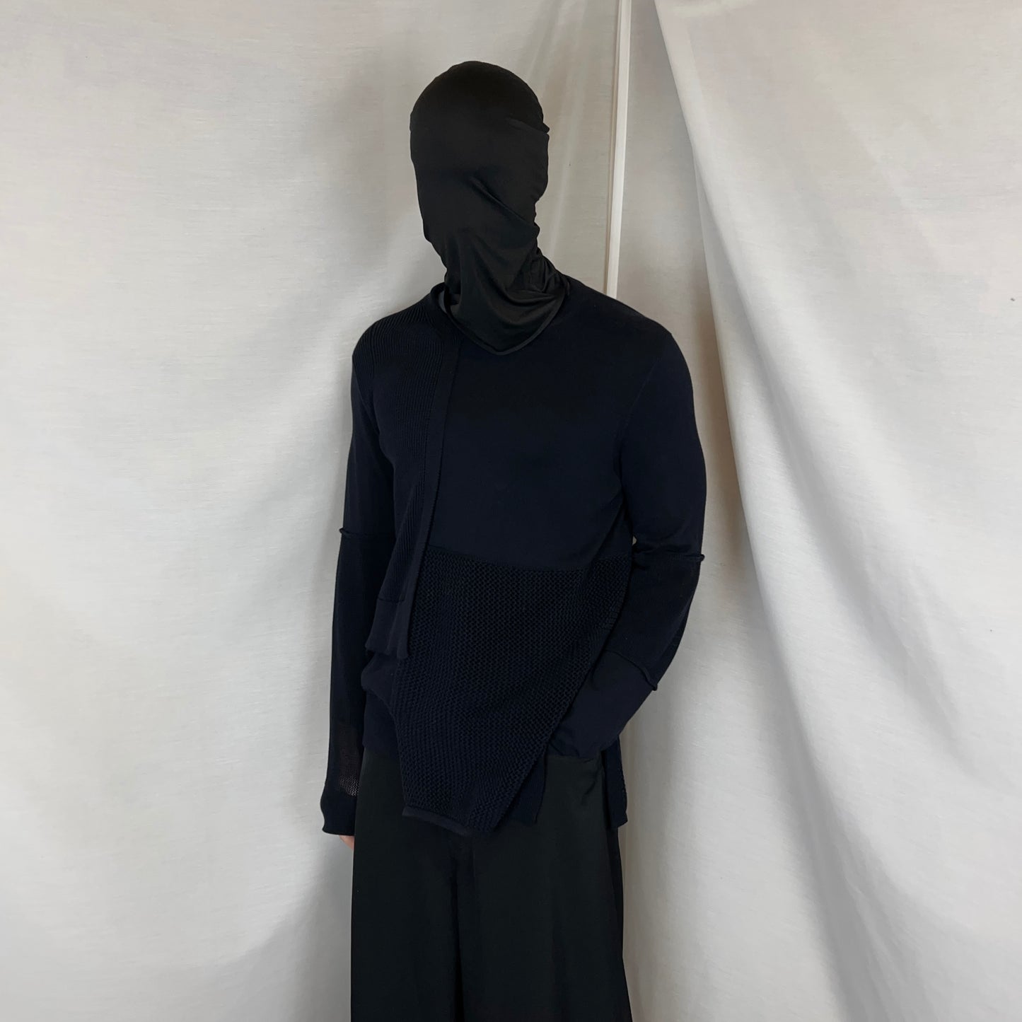 Maison Margiela Patchwork Dual Texture Sweater - SS16