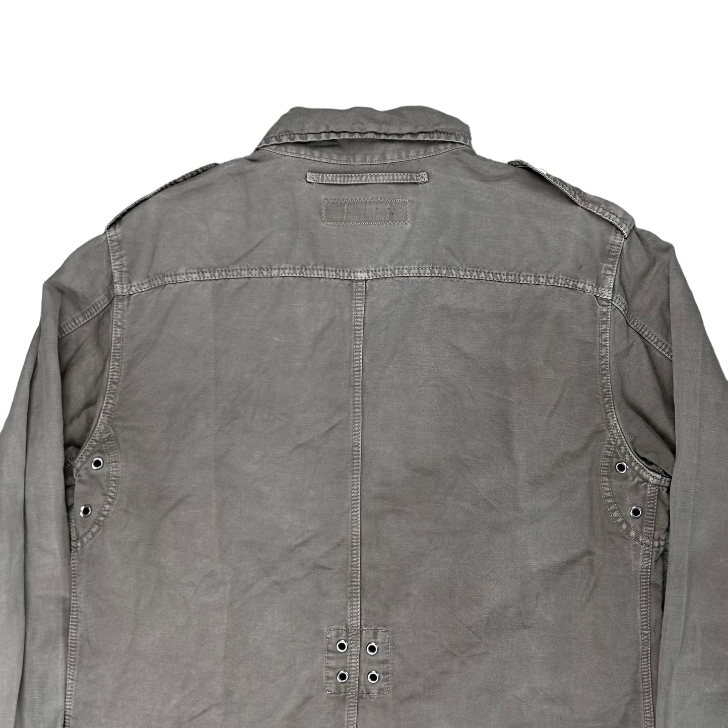 Prada Washed Eylet Work Jacket