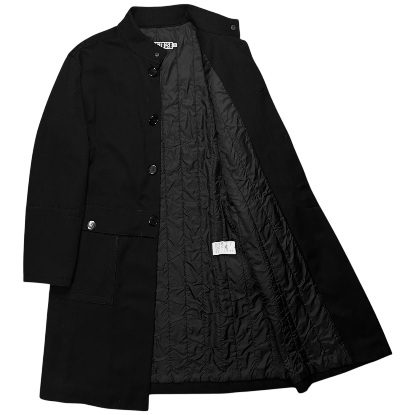 Dirk Bikkembergs Stealth Snap Pocket Wool Coat