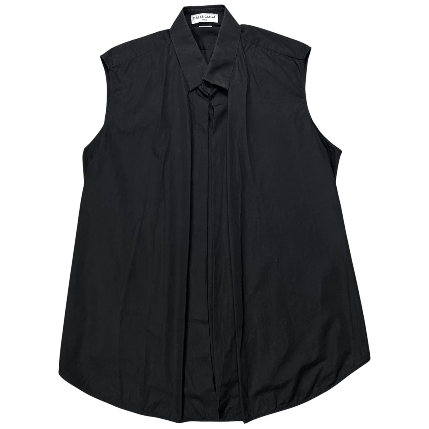 Balenciaga Draped Sleeveless Shirt - AW13