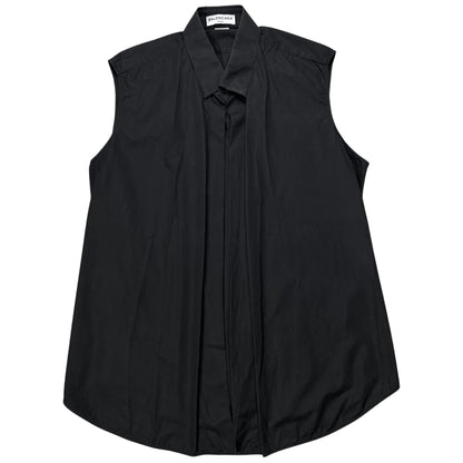 Balenciaga Draped Sleeveless Shirt - AW13