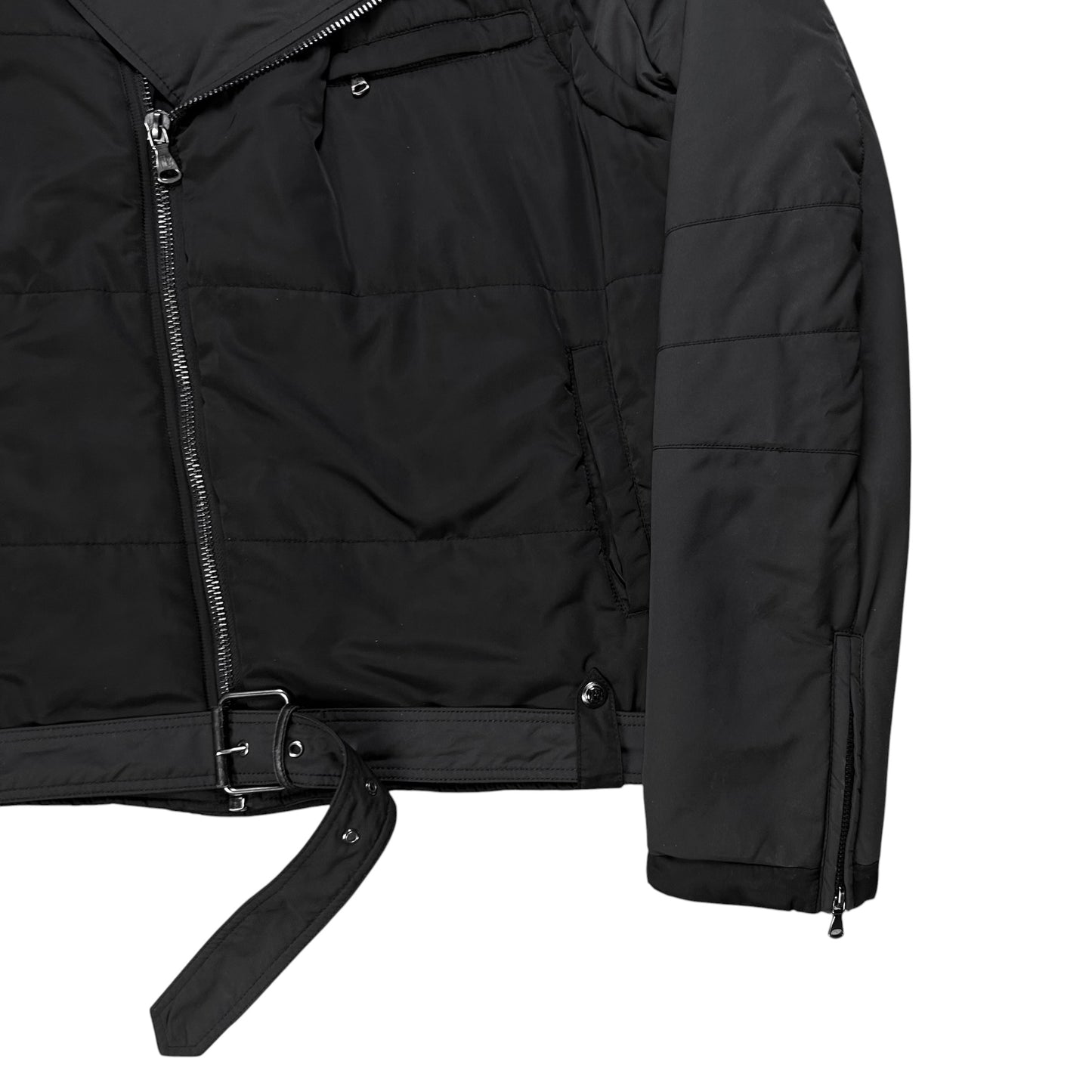 Pierre Balmain Belted Perfecto Shell Jacket - AW14