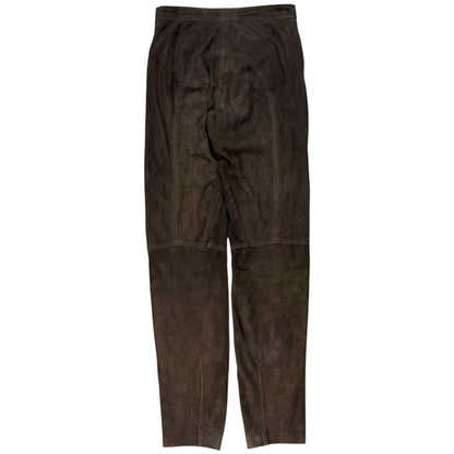 Jil Sander Suede Biker Pants - AW98