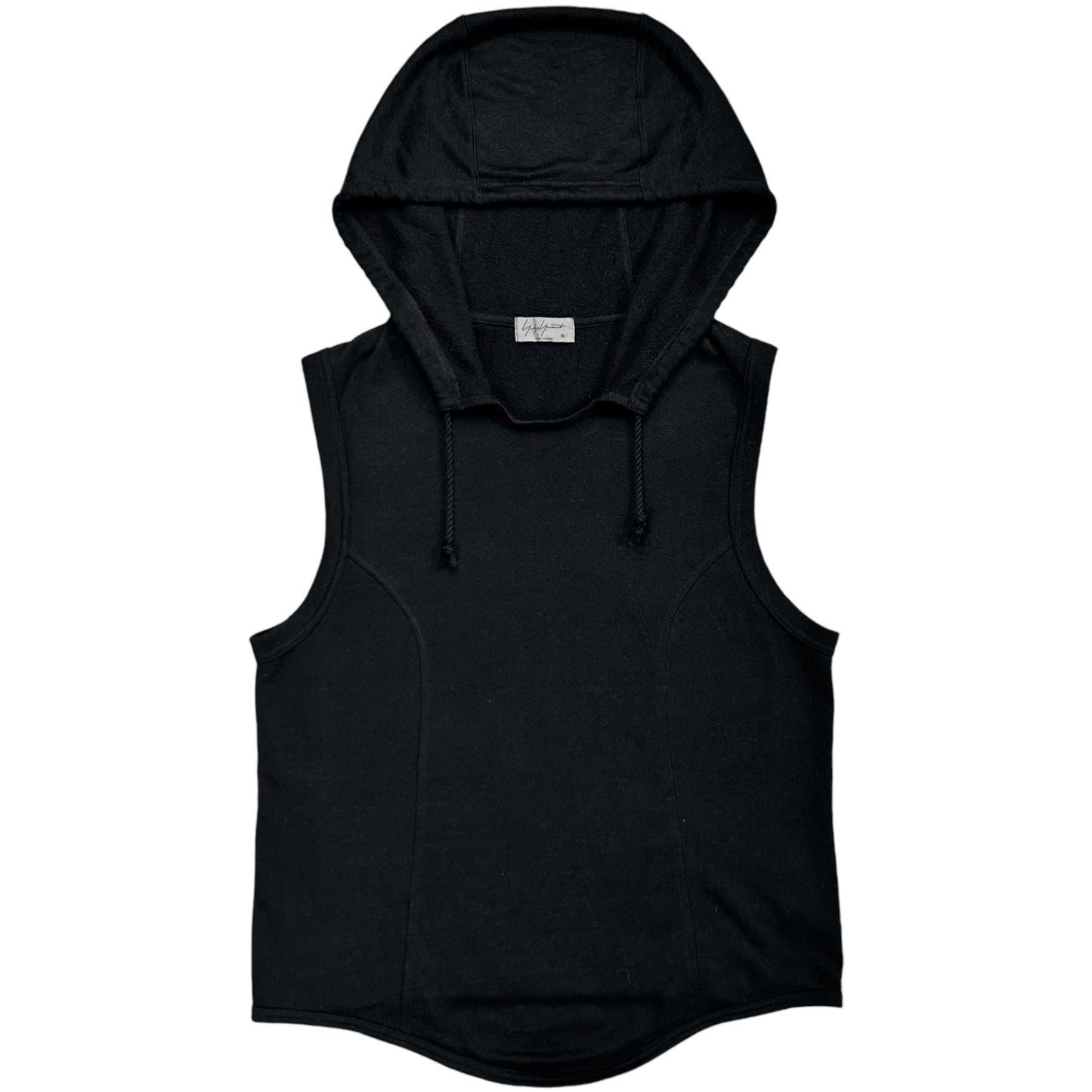 Yohji Yamamoto Pour Homme Panelled Sleeveless Hoodie - SS19