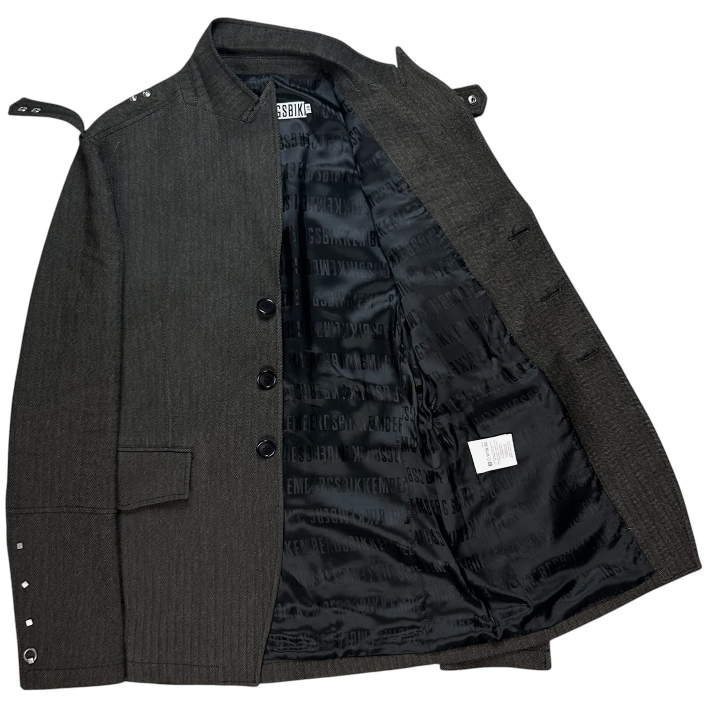 Dirk Bikkembergs Metal Pin Officer Jacket - AW06