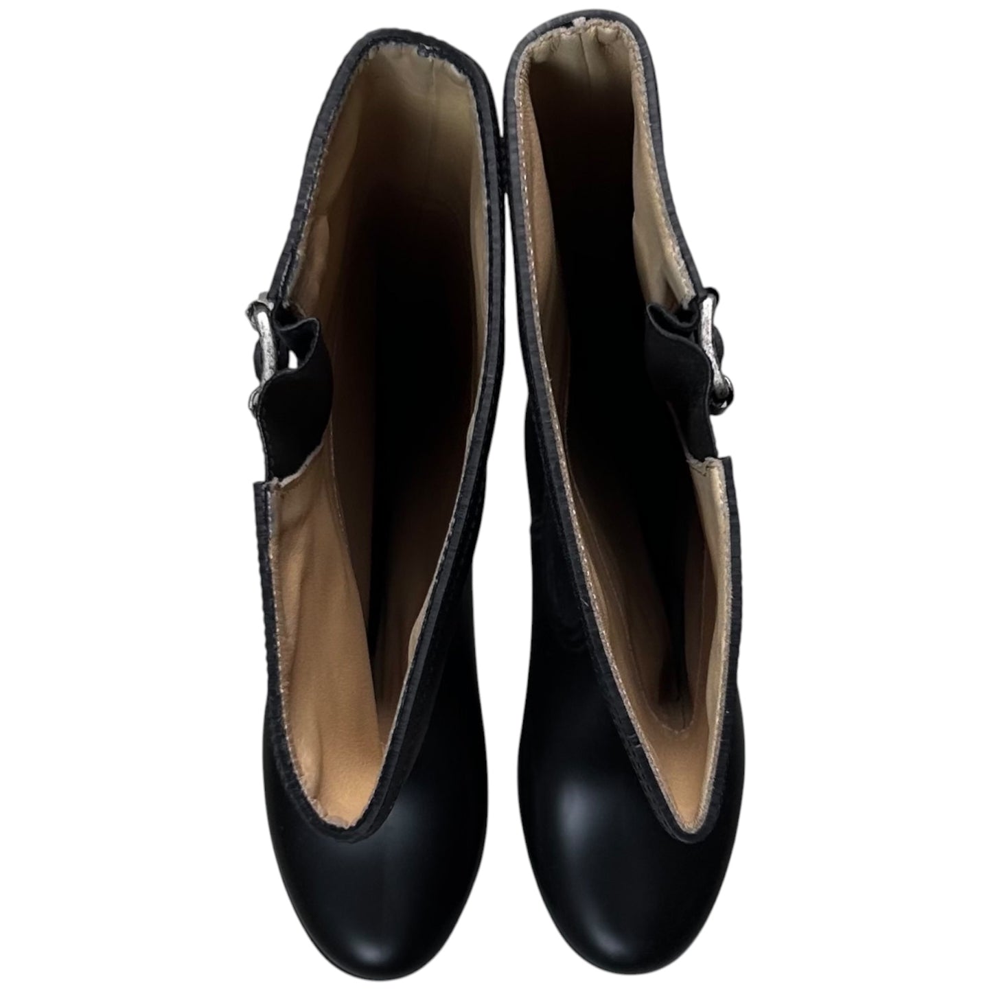 MM6 Maison Martin Margiela Waxed Shaft Rider Boots - AW14