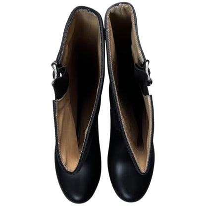MM6 Maison Martin Margiela Waxed Shaft Rider Boots - AW14