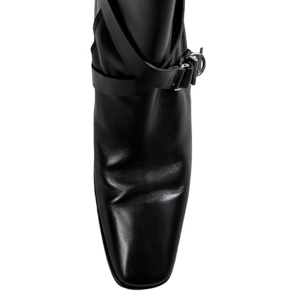 Prada Squared Jodhpur Strap Boots