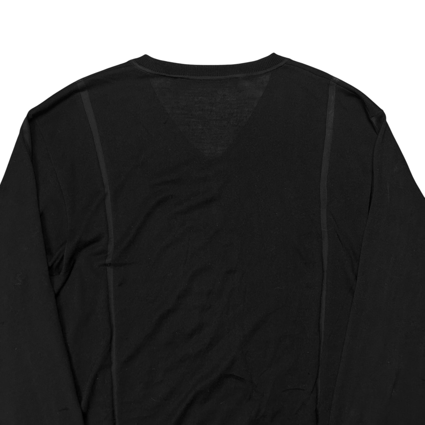 Mackintosh 0002 Trimmed V-Neck Wool Sweater - SS18