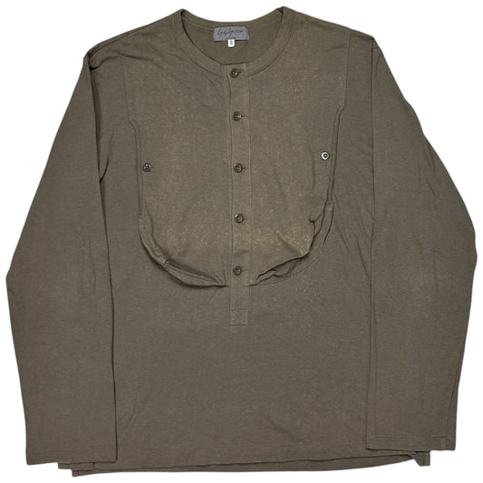 Yohji Yamamoto Pour Homme Distorted Pocket Button Longsleeve