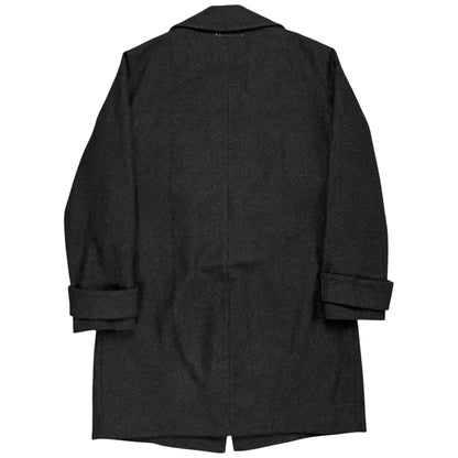 MM6 Maison Martin Margiela Layered Fold Lapel Wool Coat - AW14