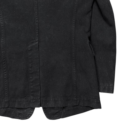 Y‘s by Yohji Yamamoto Sharp Speckled Denim Blazer