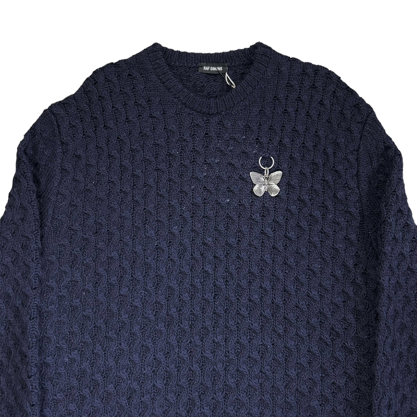 Raf Simons Butterfly Charm Knit Sweater - AW19