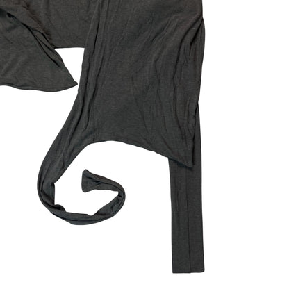 Rick Owens Sphinx Asymmetric Wrap Sweater - AW15